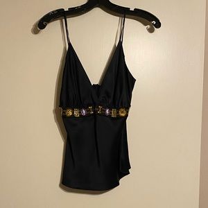 Julie Brown Jeweled top